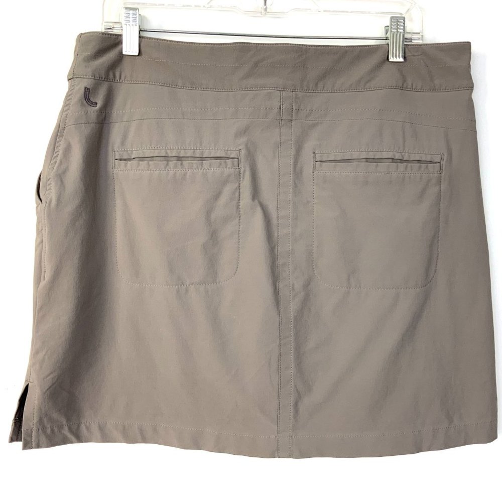 LOLE Cassyope Activewear Golf Skort Taupe Gray Sz 12 - Picture 3 of 16
